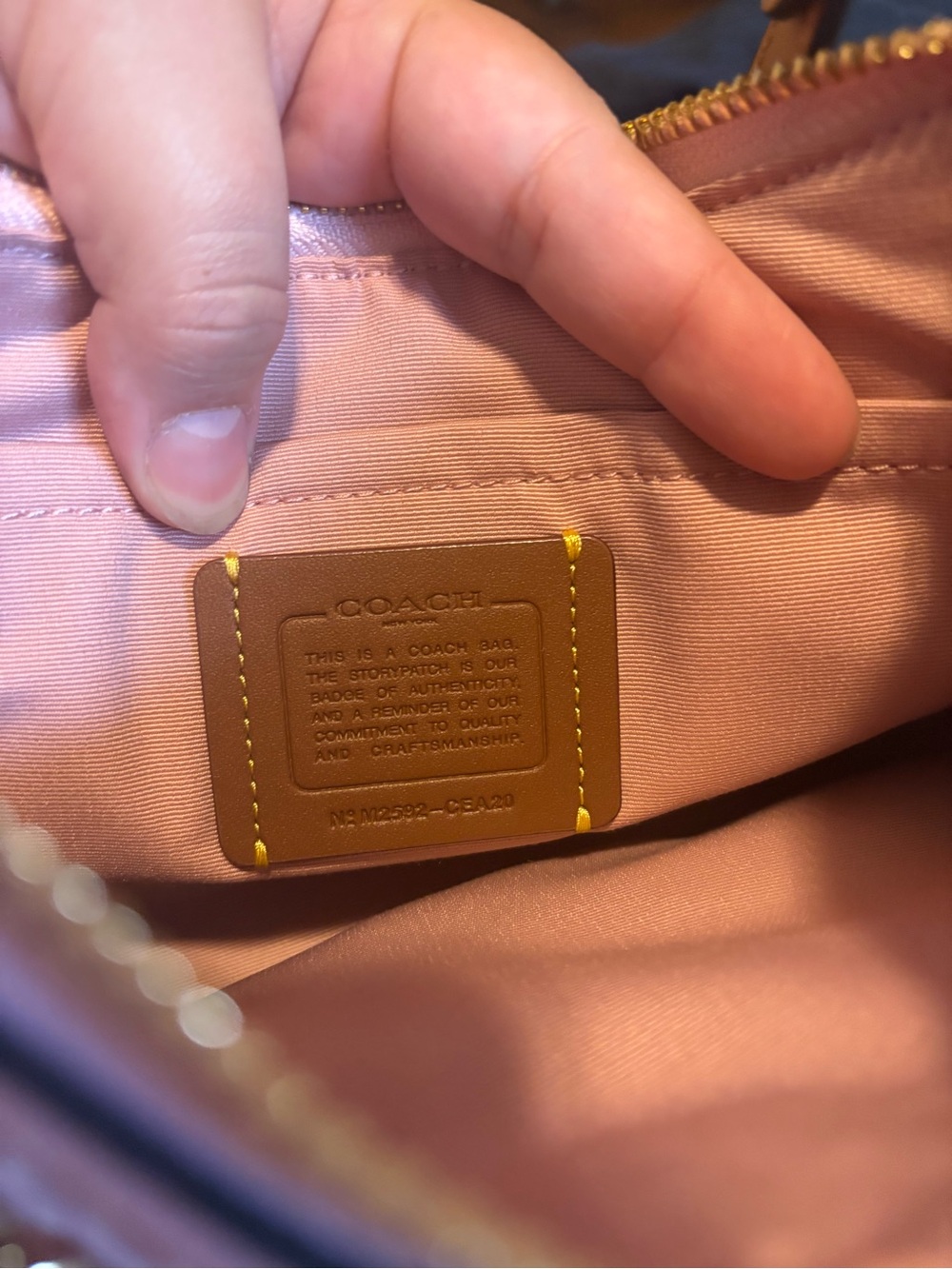Powder Pink Terri Shoulder Bag Authentic - Picture 5 of 7